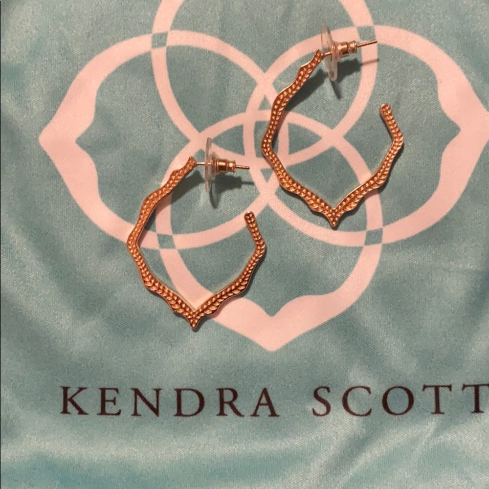 Kendra Scott Miku Rose Gold Earrings